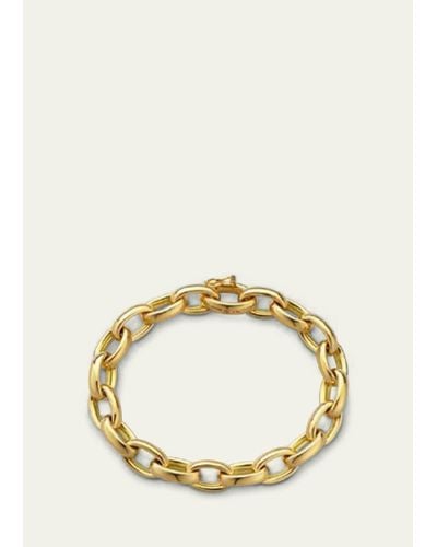 Monica Rich Kosann 18k Yellow Gold Elizabeth Link Handmade Bracelet - Metallic