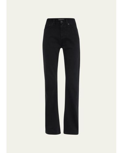 Balenciaga Bootcut Denim Pants - Black