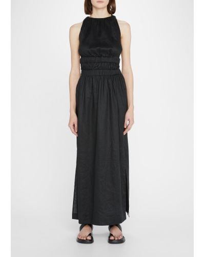 Sir. The Label Vilma Cross-back Gown - Black