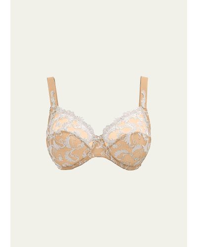 Lise Charmel Guipure Charming 3-part Full-cup Bra - Natural