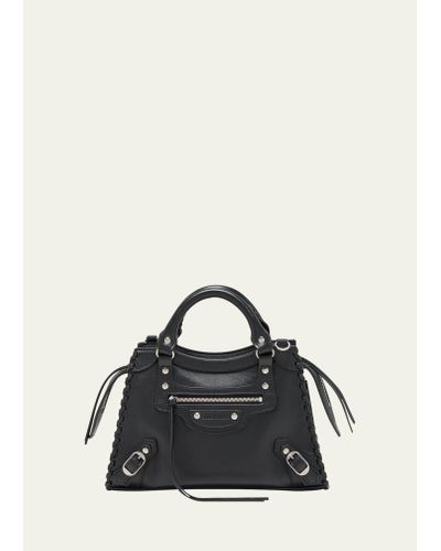Balenciaga Neo Classic City Xs Leather Top-handle Bag - Black