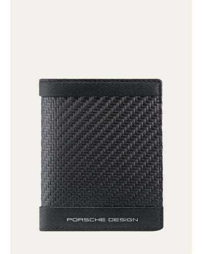 Porsche Design Carbon Fiber Wallet W/ Id Window - Black