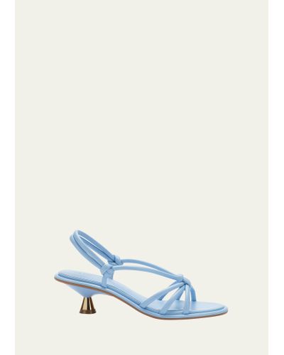 MERCEDES CASTILLO Audra Tubular Slingback Sandals - Blue