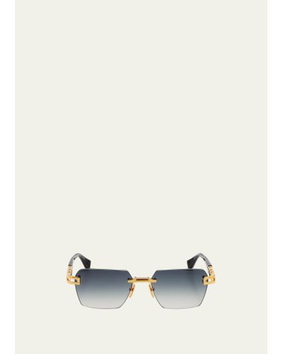 Dita Eyewear Meta Evo One Rimless Rectangle Sunglasses - Multicolor
