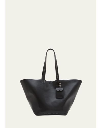 Proenza Schouler Bedford Xl Leather Tote Bag - Black
