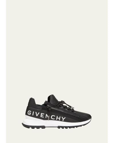 Givenchy Spectre Leather Side-zip Runner Sneakers - White