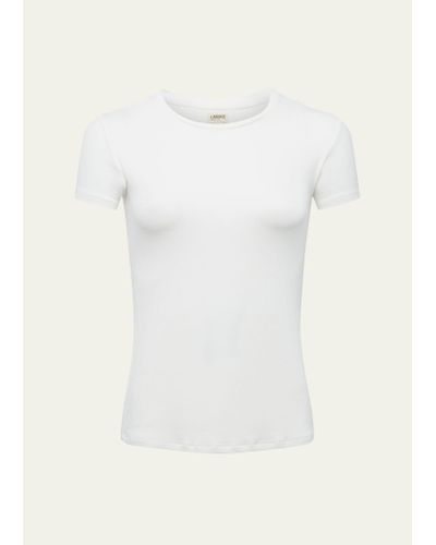 L'Agence Ressi Short-sleeve Tee - White