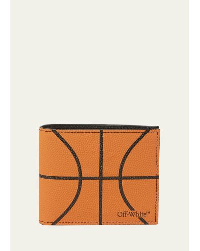 Off-White c/o Virgil Abloh Basketball Bifold Wallet - Orange