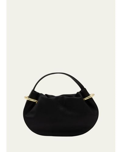 Ulla Johnson Tilda Mini Ruched Top-handle Bag - Black