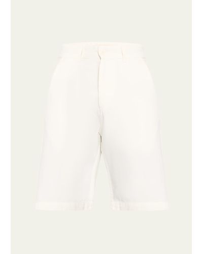 Labo.art Rob Cotton-linen Bermuda Shorts - Natural
