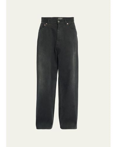 Balenciaga Soft Left Hand Denim Jeans - Black