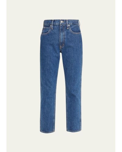 SLVRLAKE Denim Virginia High-rise Slim Tapered Jeans - Blue
