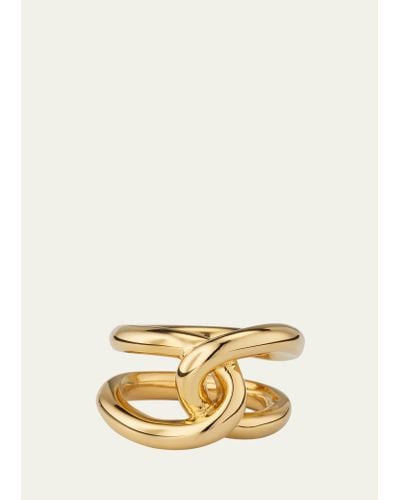 LIE STUDIO The Agnes Sterling Silver Knot-tie Ring - Natural