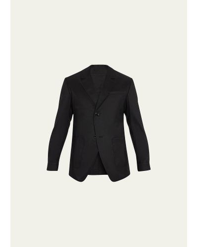 3.1 Phillip Lim Oversized Solid Sport Jacket - Black