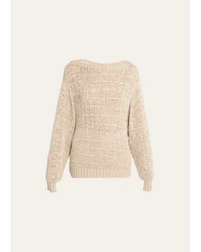 Loro Piana Barchetta Shikotsu Knit Sweater - Natural