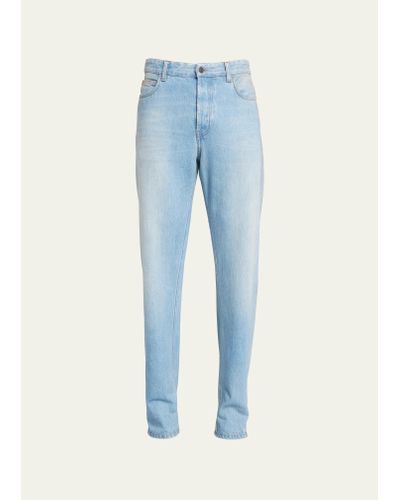 The Row Carlisle Straight-leg Jeans - Blue