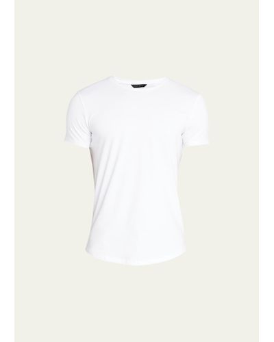 Monfrere Dann Solid Crew T-shirt - White
