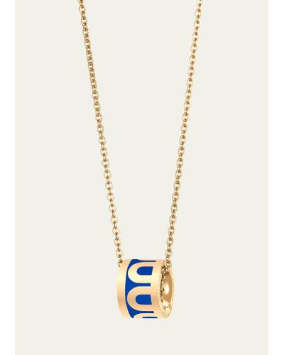 Davidor L'arc De Bead Necklace In 18k Yellow Gold With Riviera Lacquered Ceramic - White