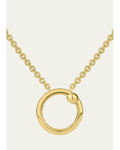 Paul Morelli 18k Yellow Gold Chain Ring Necklace - Metallic
