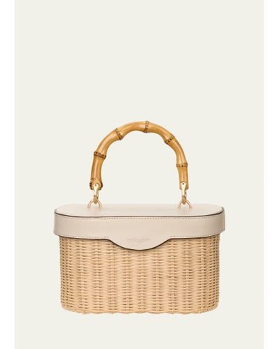 Cult Gaia Gwyneth Basket Top-handle Bag - Natural