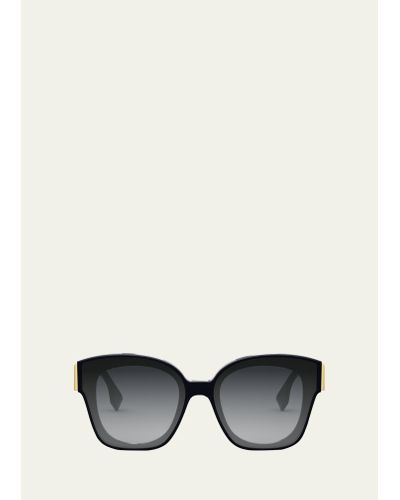 Fendi First Gradient Acetate Square Sunglasses - Multicolor