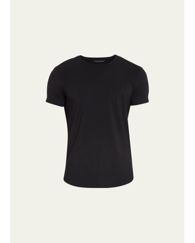Monfrere Dann Solid Crew T-shirt - Black