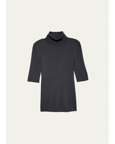 Theory Leenda Turtleneck Sweater - Blue