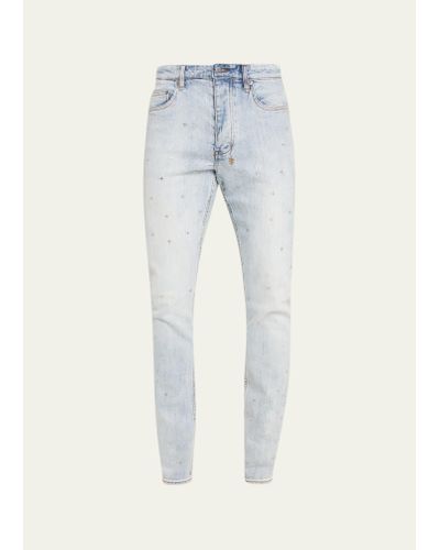 Ksubi Chitch Metalik Slim-straight Jeans - Blue