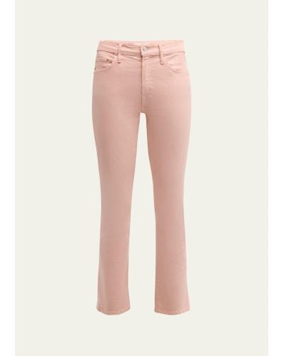 Mother The Insider Hover Jeans - Pink