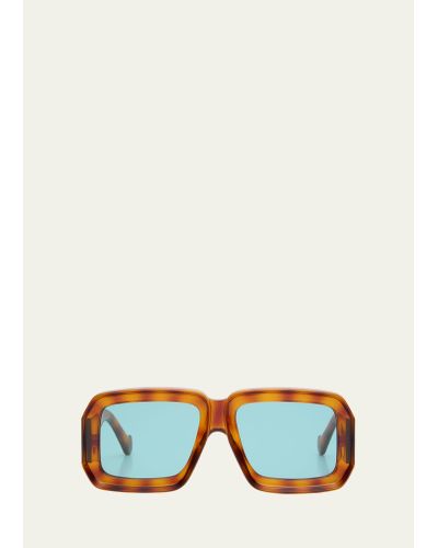 Loewe Oversized Square Monochromatic Sunglasses - White