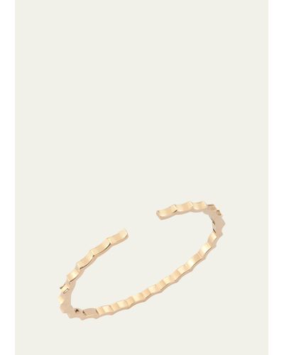 WALTERS FAITH Clive 18k Rose Gold Scalloped Hinge Bracelet - Natural