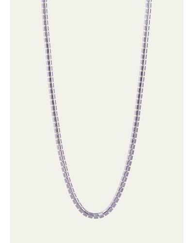 Sidney Garber Ophelia 18k White Gold Skinny Necklace
