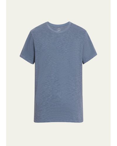 Save Khaki Jersey Striped T-shirt - Blue