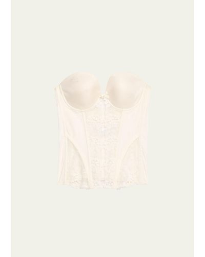 Simone Perele Wish Smooth-cup Plunge Bustier - White