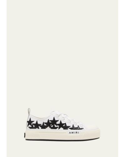 Amiri Stars Court Canvas Sneakers - White