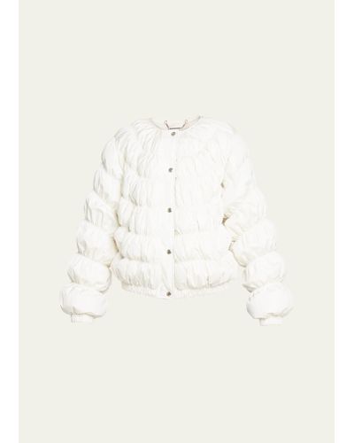 Chloé Quilted Nylon Jacket - Natural