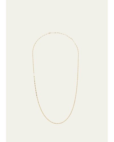 Lana Jewelry Blake Mega Glass Layering Chain Necklace - White