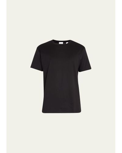 Handvaerk Pima Cotton Crewneck T-shirt - Black