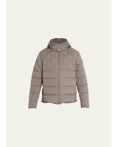 Moncler Cecaud Quilted Down Jacket - Natural