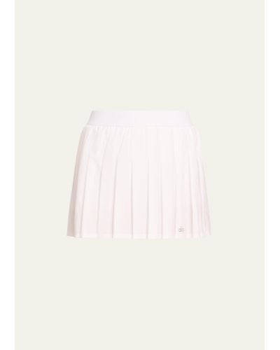Alo Yoga Varsity Tennis Mini Skirt - Natural