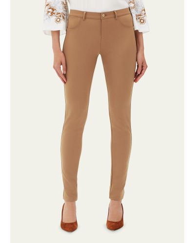 Lafayette 148 New York Mercer Acclaimed Stretch Mid-rise Skinny Jeans - Natural
