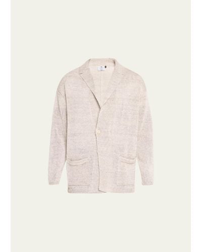 Inis Meáin Wool-cashmere Cardigan Sweater - Natural