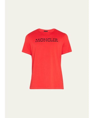 Moncler Embroidered Logo Crew T-shirt