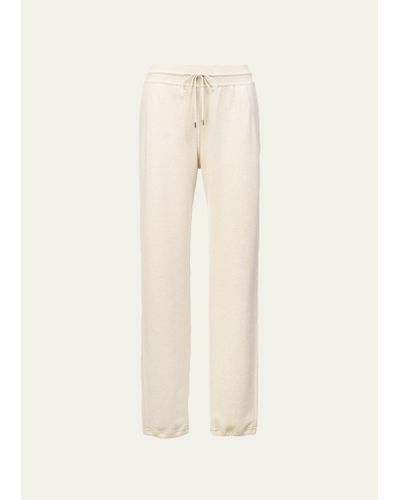 Loro Piana Merano Cashmere Drawstring Jogger Pants - Natural