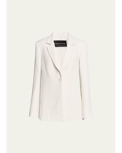 Brandon Maxwell The Laila Cape Evening Jacket - Natural