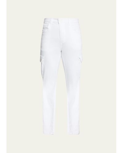 Monfrere Preston Cargo Jeans - White