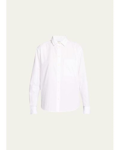 Kule Quinn Cotton Button-front Shirt - White