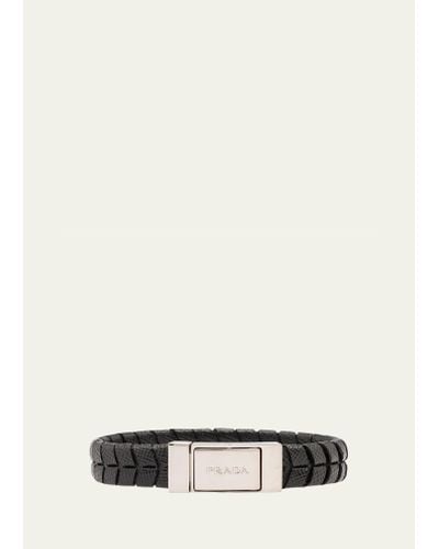 Prada Saffiano Leather Bracelet - Multicolor