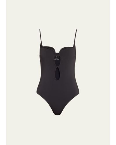 Sir. The Label Renata Keyhole One-piece Swimsuit - Black
