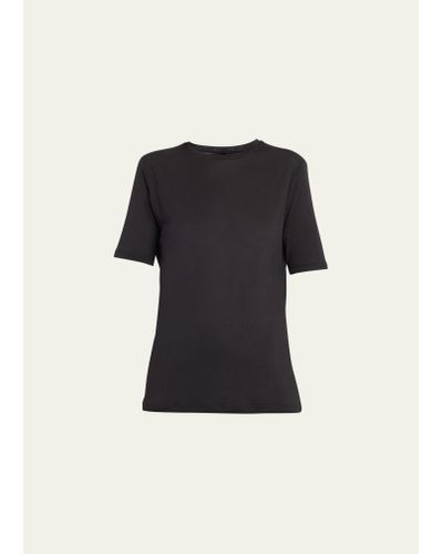 LIVY Log Out Cutout Modal T-shirt - Black